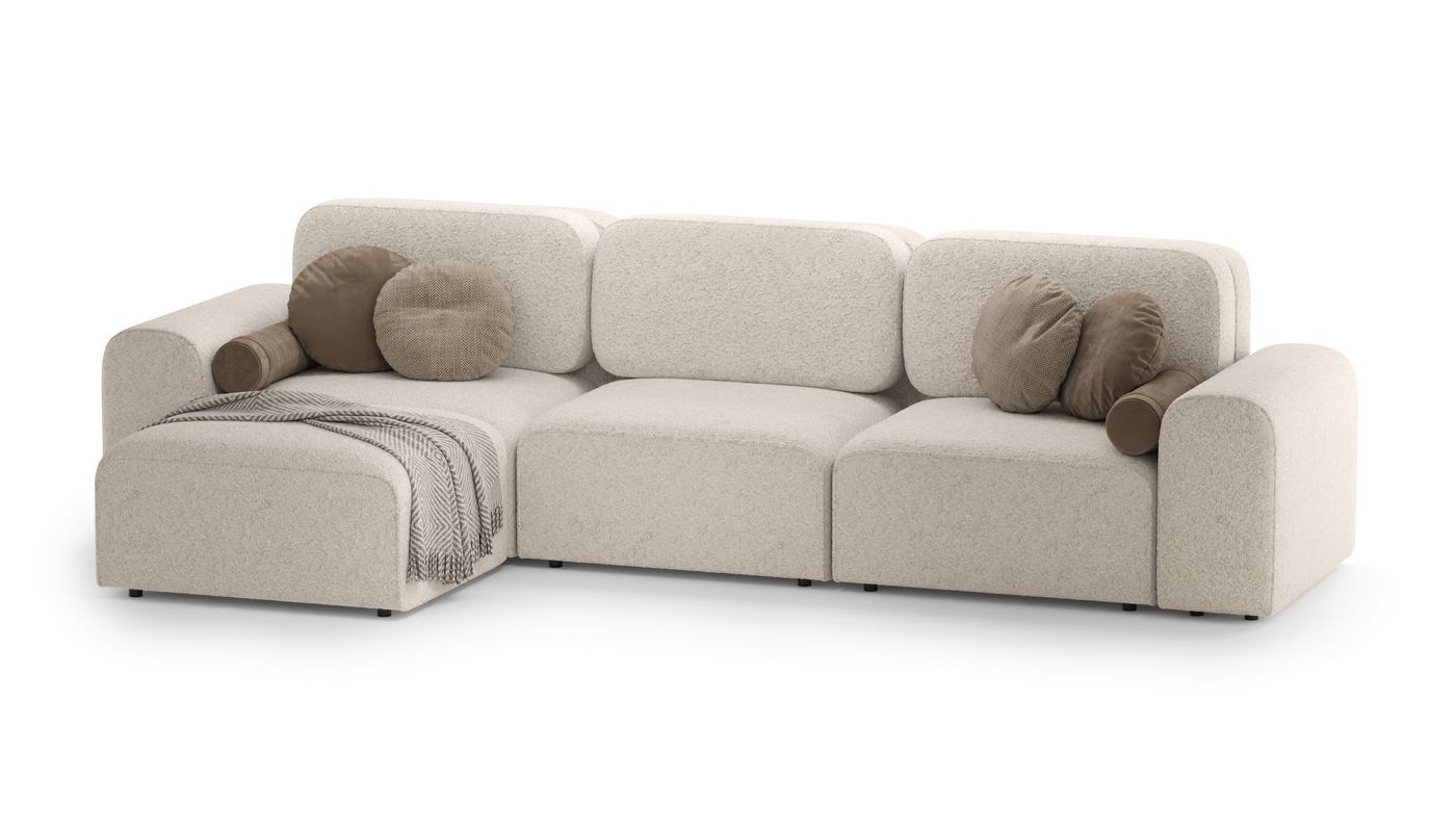 Диван Парма трехместный модульный угловой Soul 000