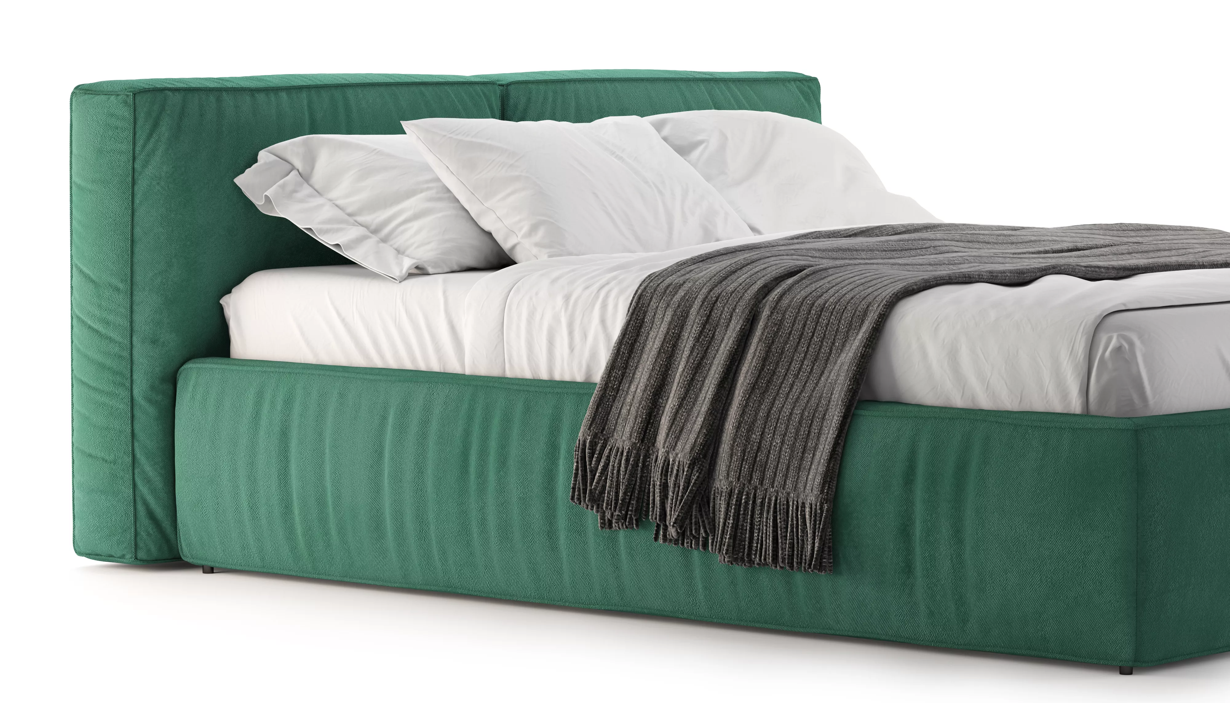 Кровать Лофт с подъемным механизмом и ящиками Velutto soft 667 2.0